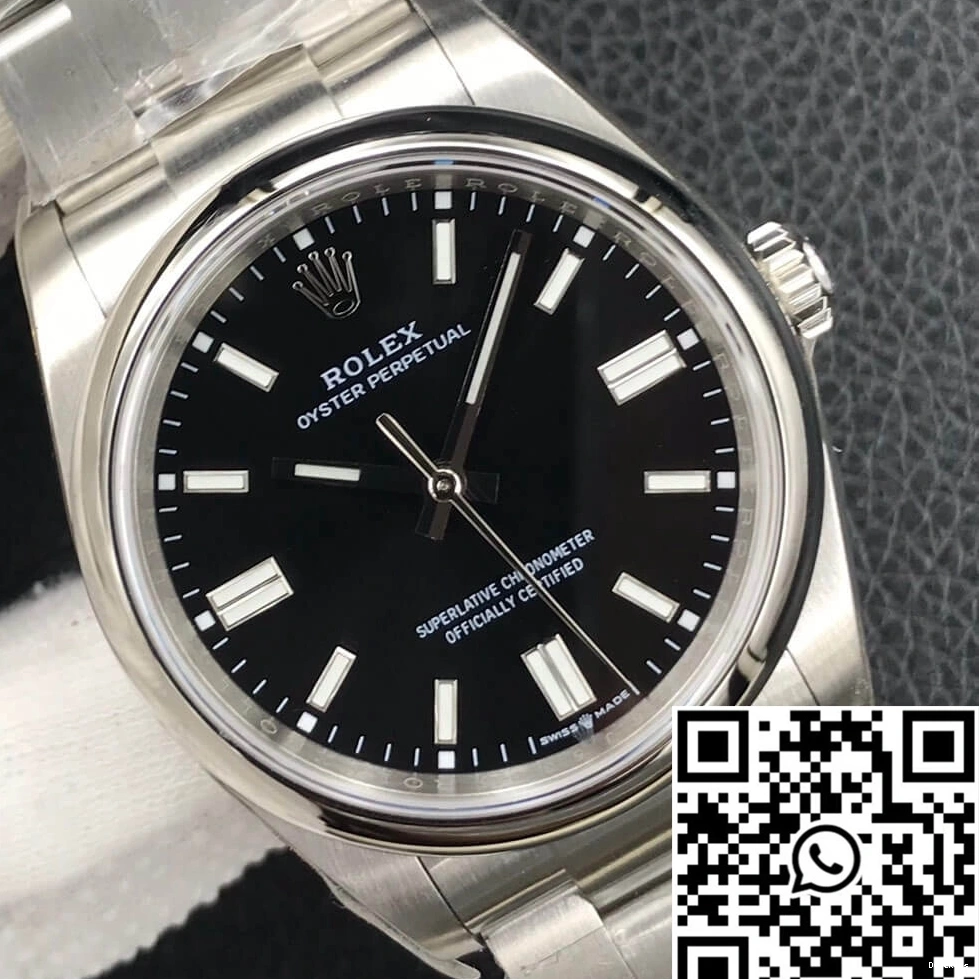 Factory M126000-0002 Dial Perpetual Black 36MM EW Oyster Rolex 0310